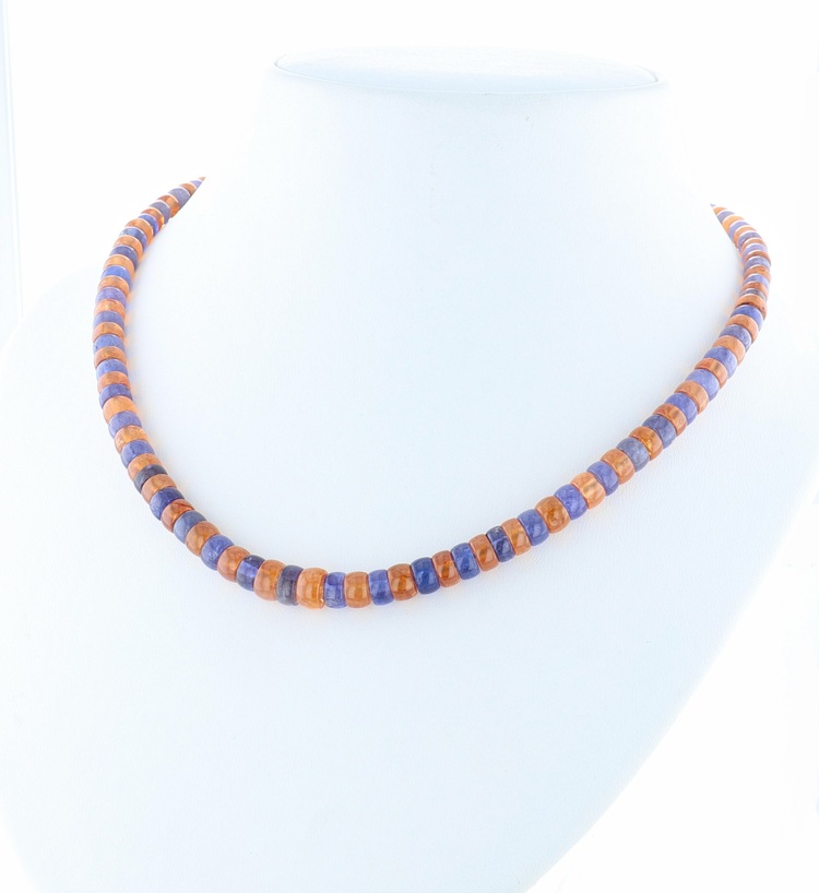 1pcs Mandarin Garnet beads