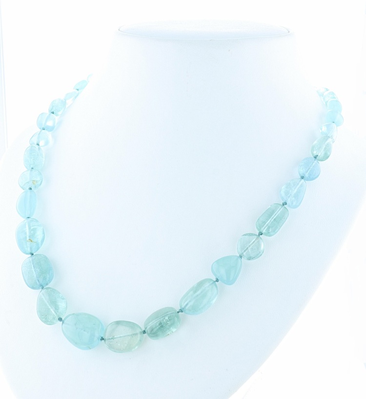 1pcs Aquamarine beads